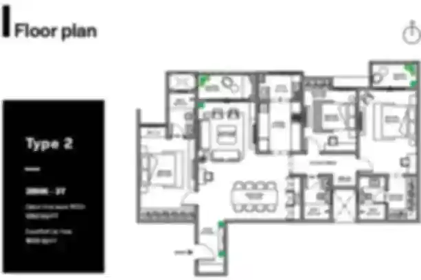 Assetz Sathanur Apartment 4 BHK Floor Plan image by Assetz Property Group located at Sathanur, near REVA University, Bangalore Karnataka